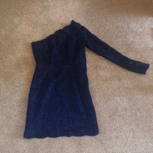 Navy Blue short Homecoming Dress